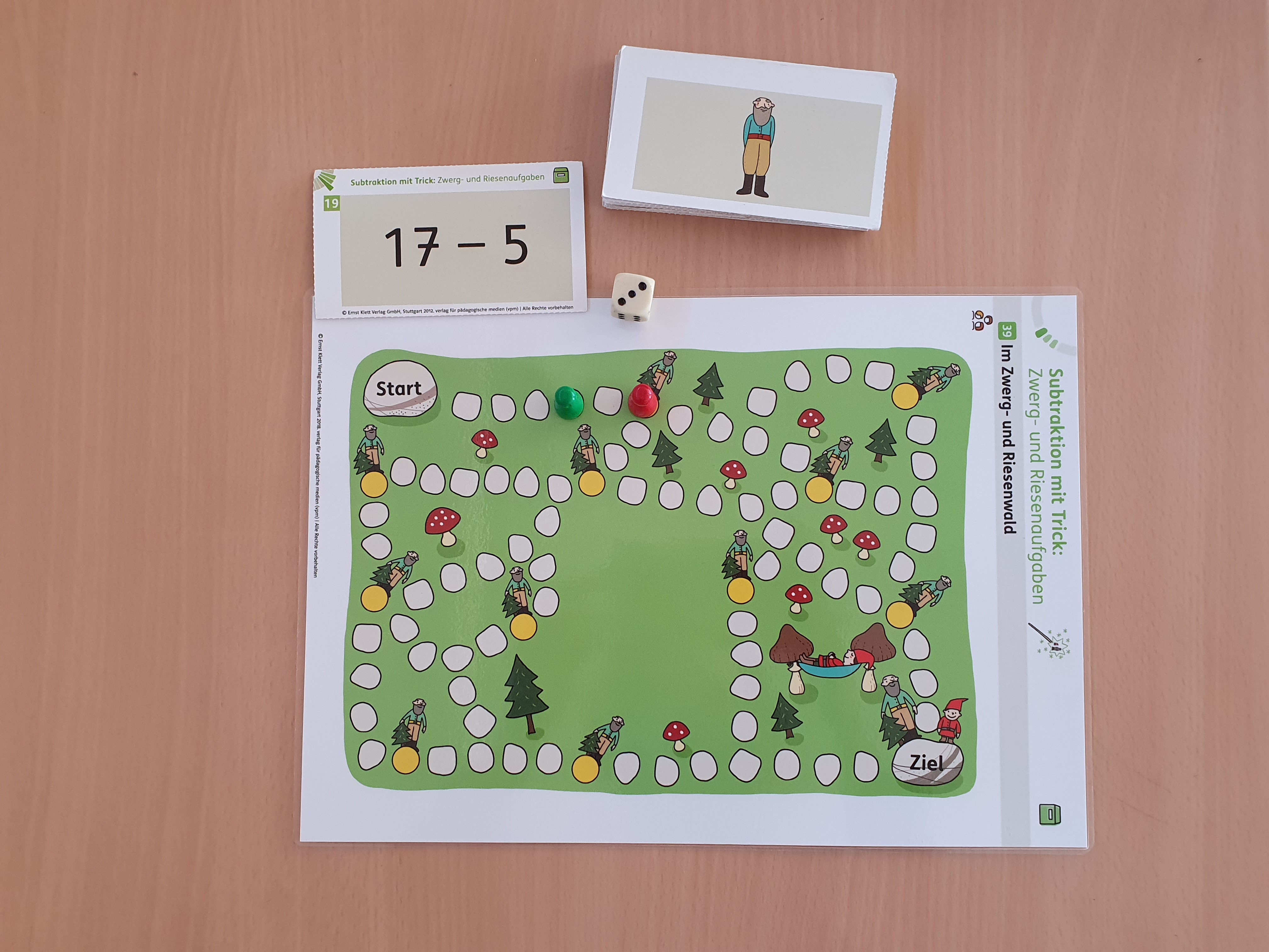 Arbeitsmaterial Mathe Klasse 1 - Spiel